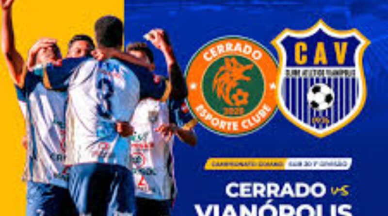 CAV- CLUBE ATLÉTICO VIANÓPOLIS JOGA HOJE, 13/10, CONTRA O FORTE TIME DO  VILA NOVA PELA COPA GOIÁS SUB-20 DA 1ª DIVISÃO – Correspondente Vianopolino